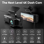 4K Driving Recorder GPS Positioning